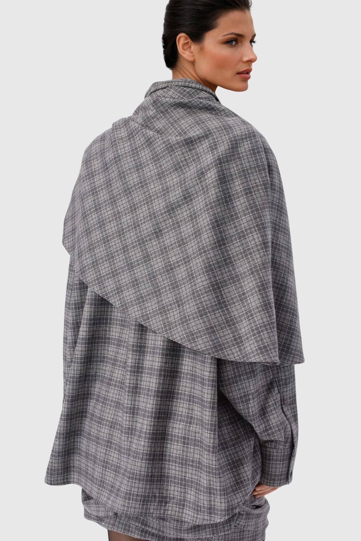 Driscoll Plaid Shawl Shirt