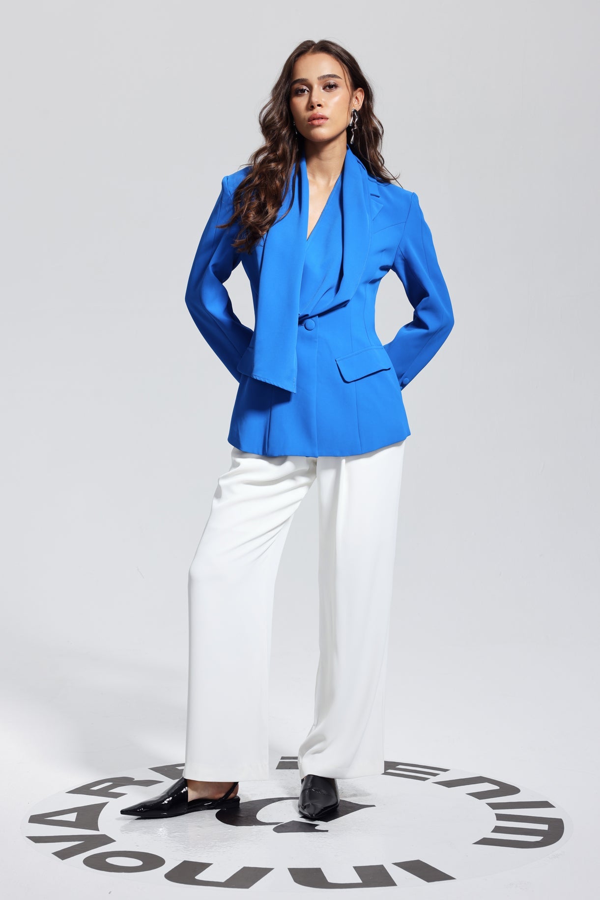 Leandra Deconstruct Asymmetric Blazer