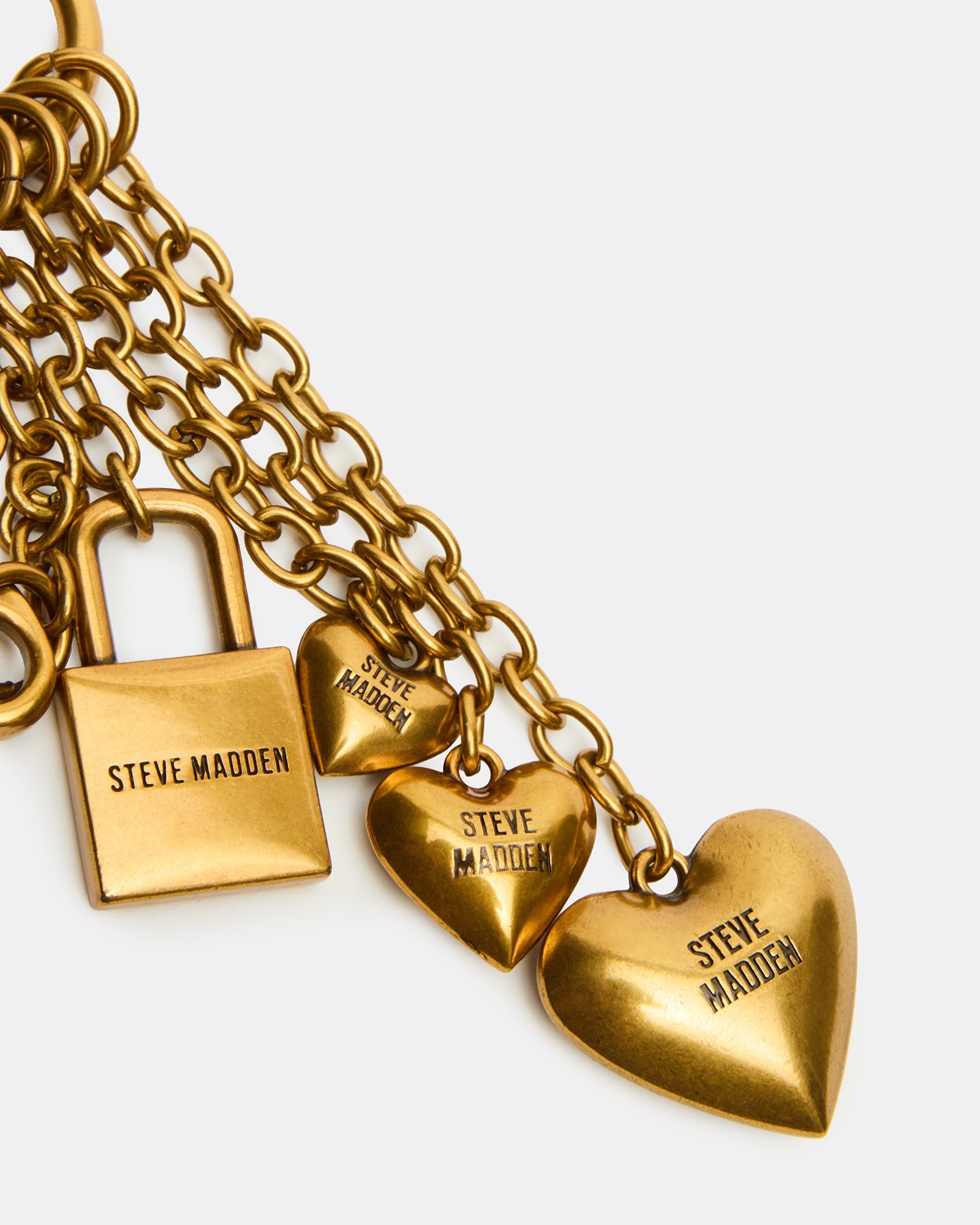 TOKEN BAG CHARM GOLD