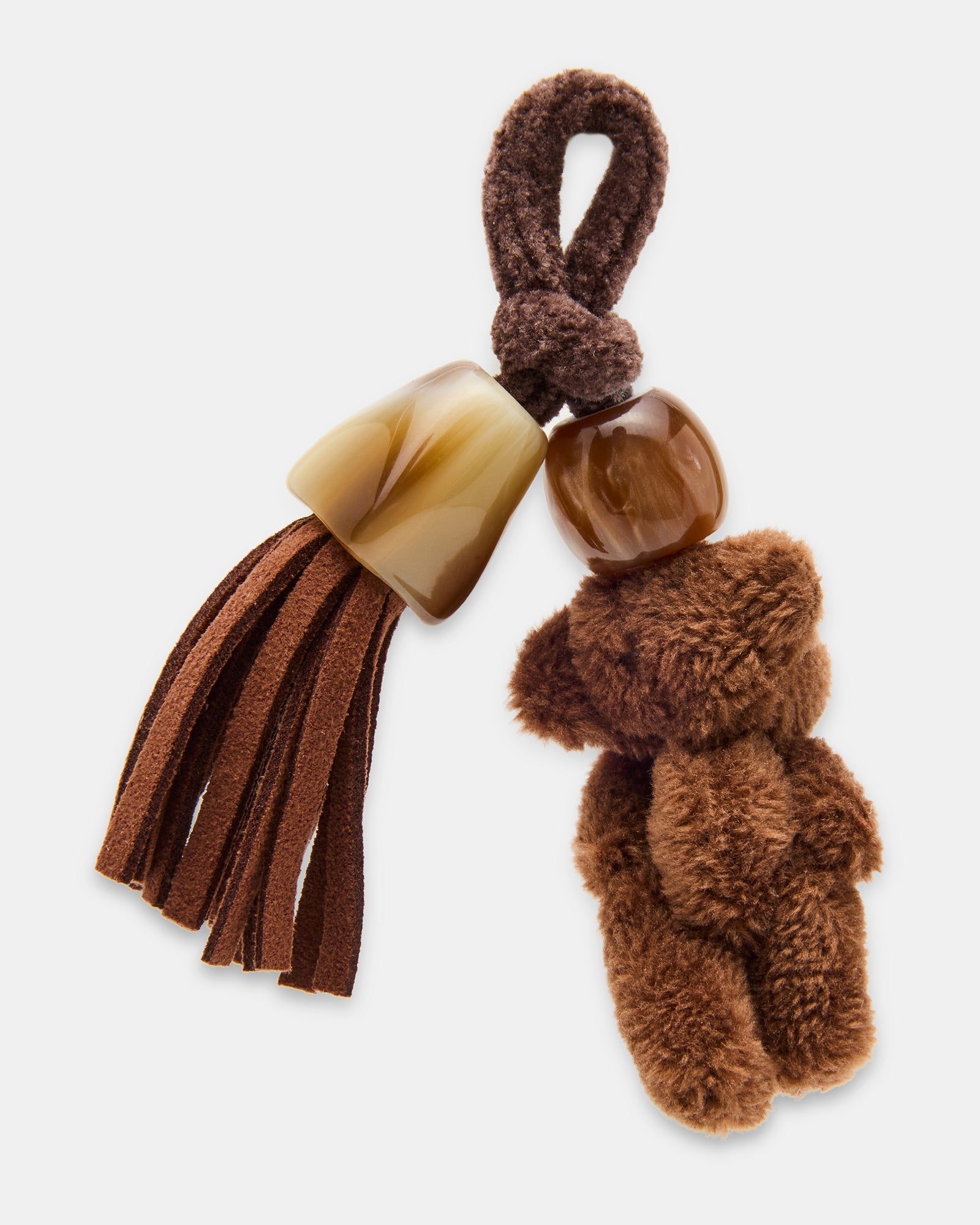 TEDDY SHOE CHARM BROWN