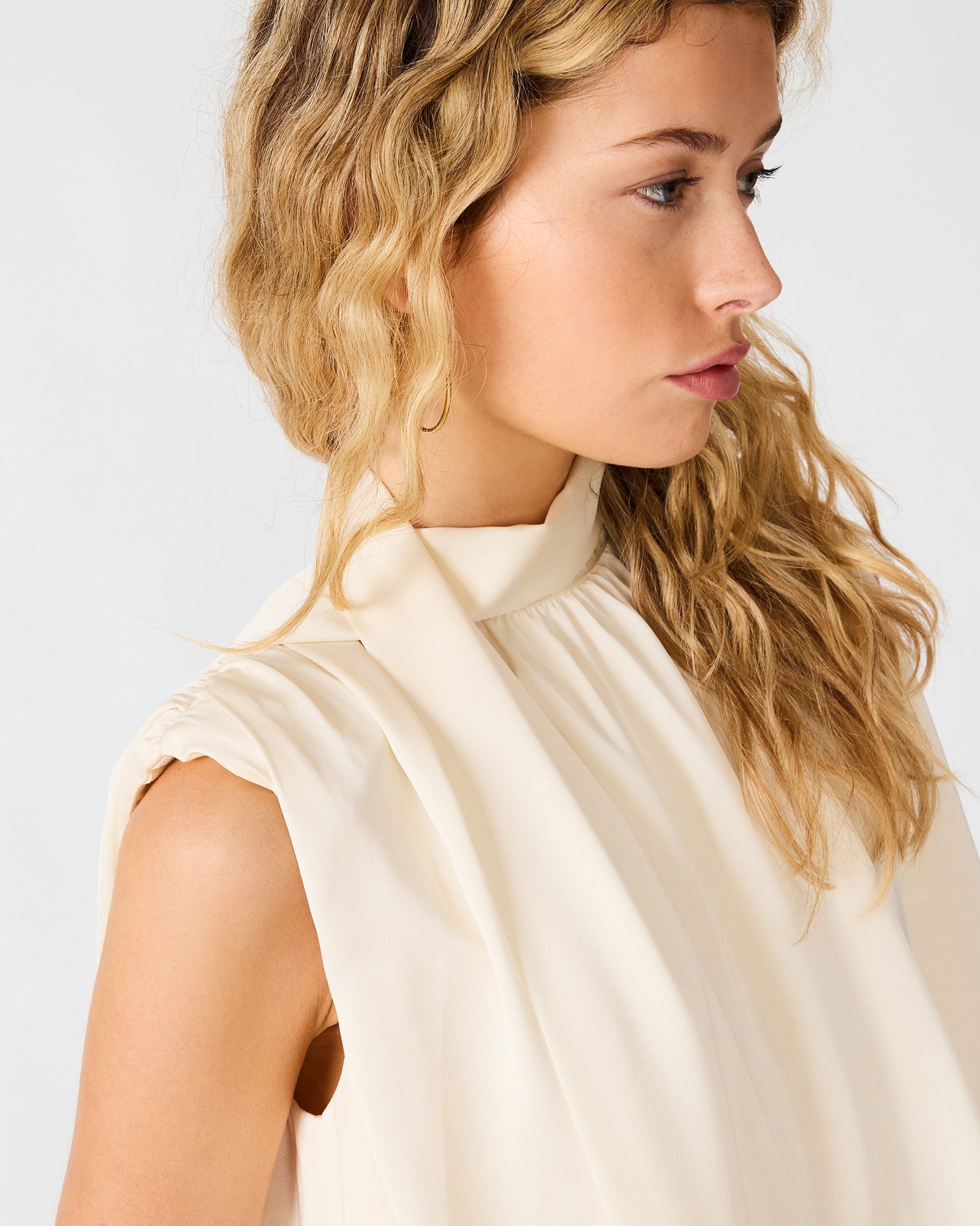 MELINNA TOP BIRCH WHITE