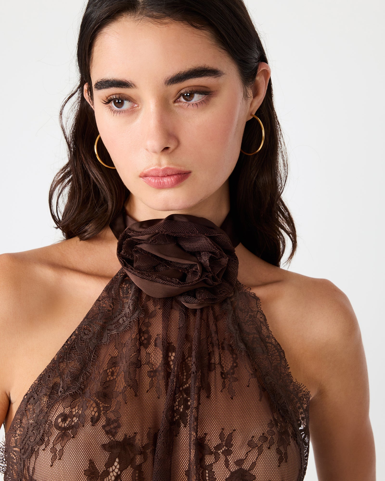 ROSELLE TOP DARK TOFFEE