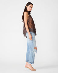 ROSELLE TOP DARK TOFFEE
