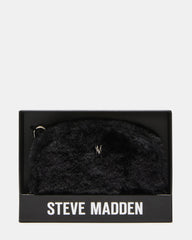 JADEZ FAUX FUR WALLET GIFT SET BLACK