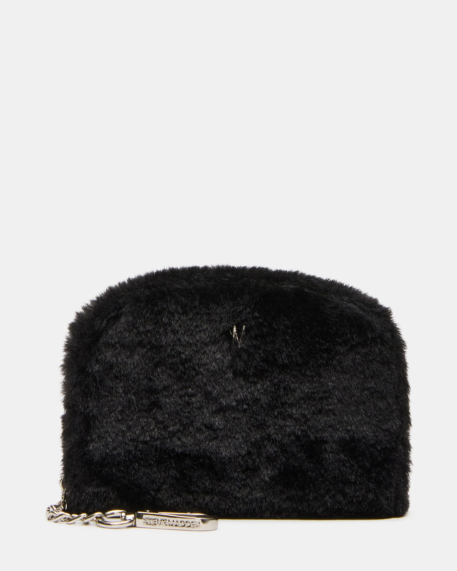 JADEZ FAUX FUR WALLET GIFT SET BLACK