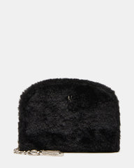 JADEZ FAUX FUR WALLET GIFT SET BLACK