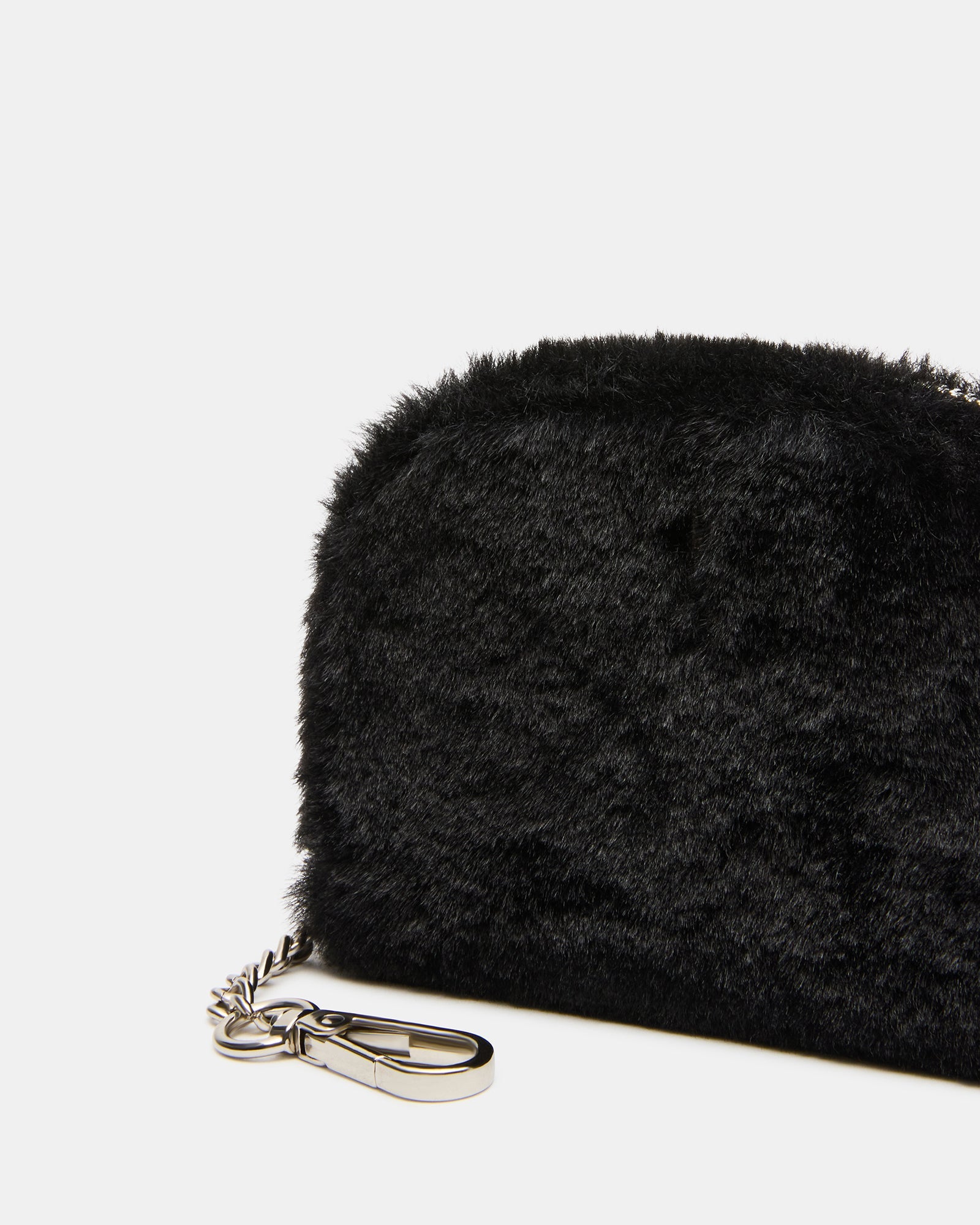 JADEZ FAUX FUR WALLET GIFT SET BLACK