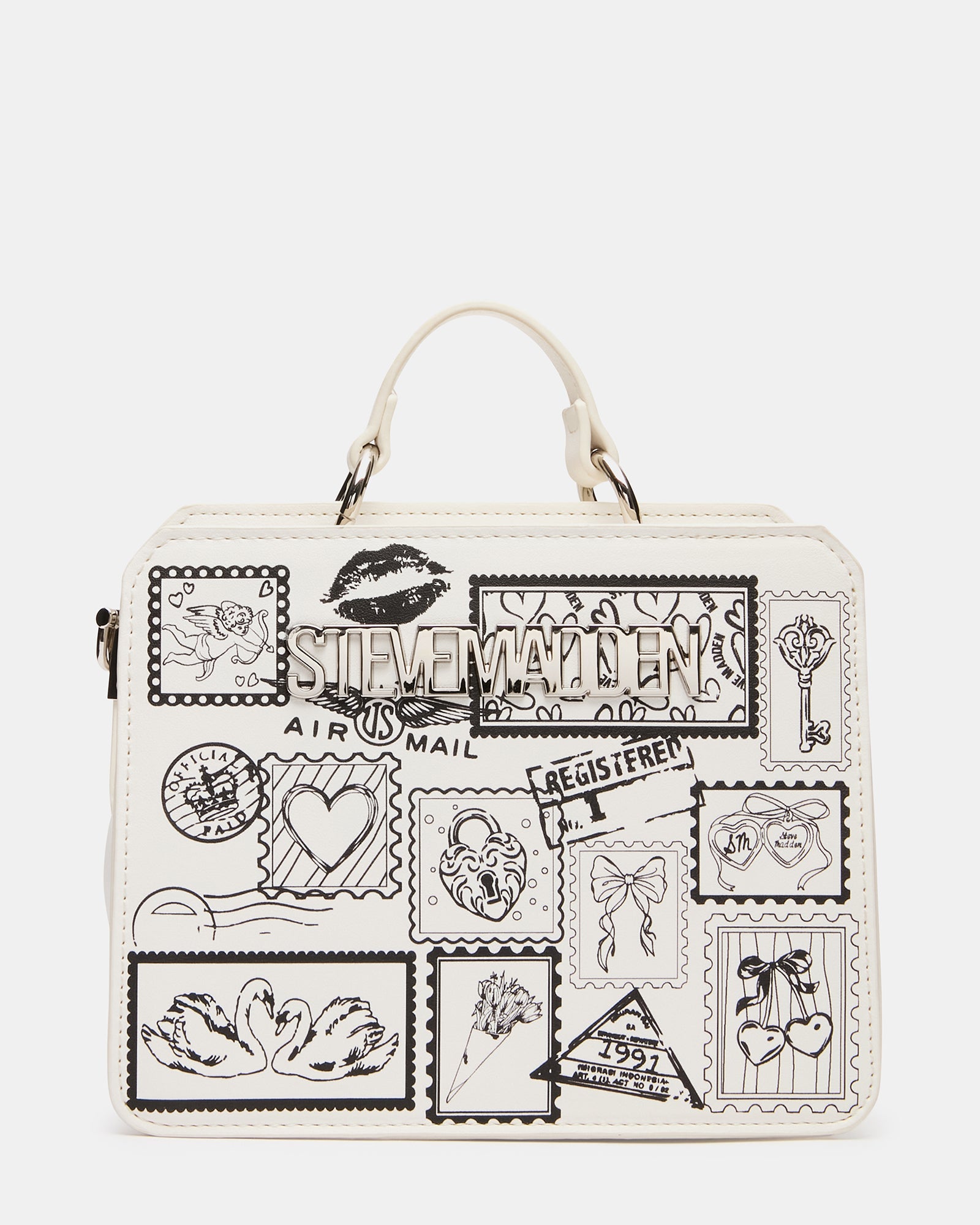 EVELYN STAMP BAG GIFT SET WHITE/MULTI