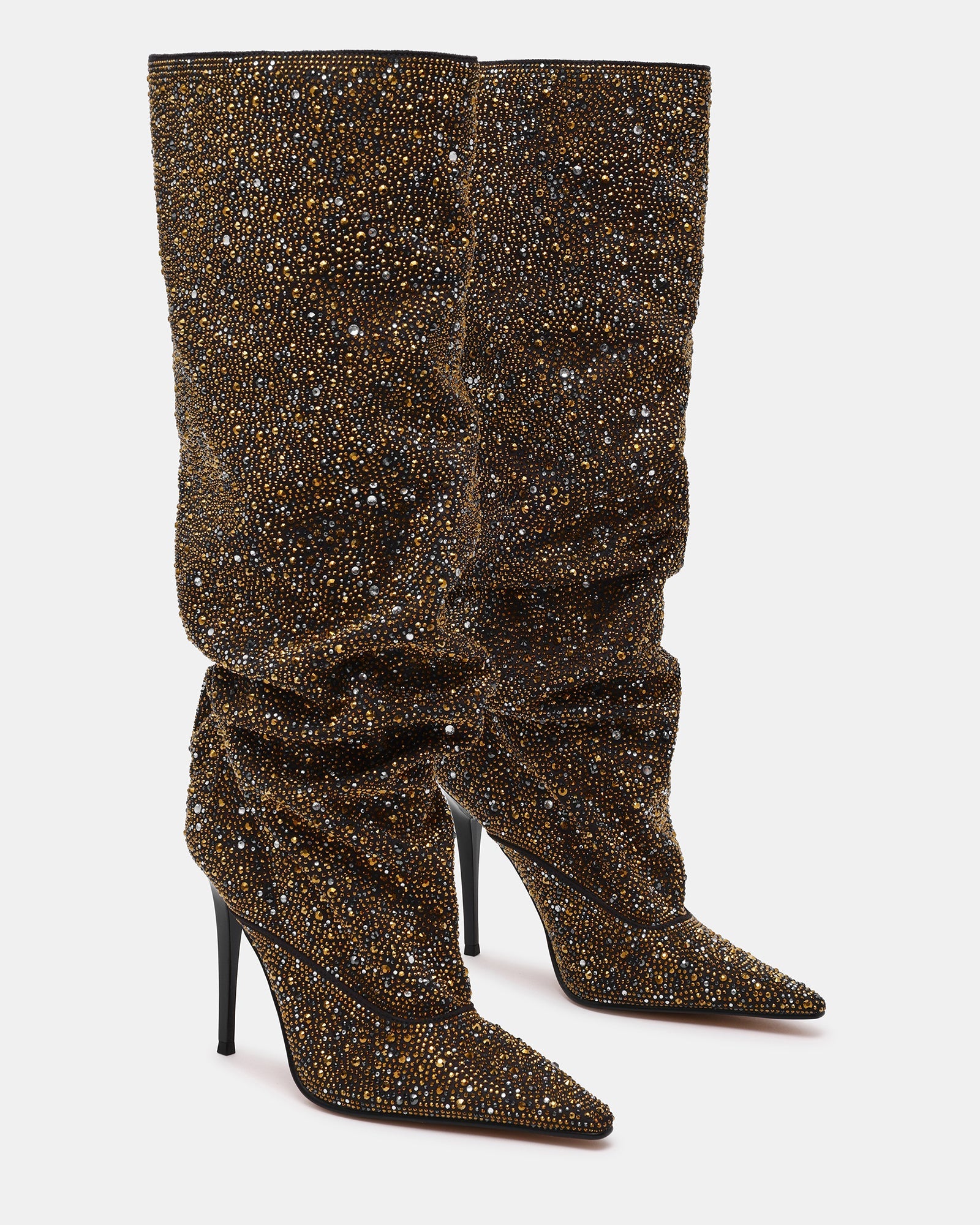 ELONA BLACK/GOLD RHINESTONES