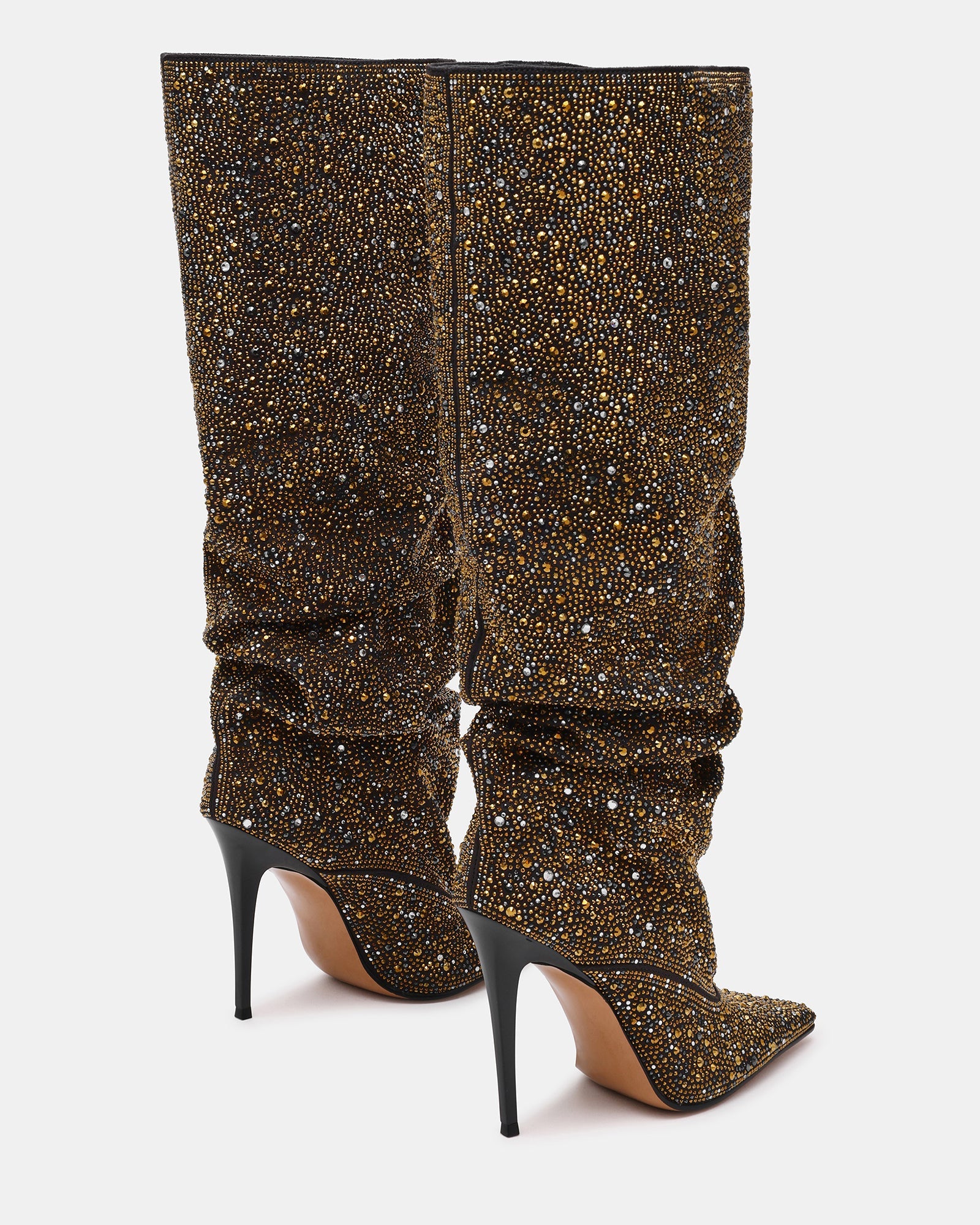ELONA BLACK/GOLD RHINESTONES