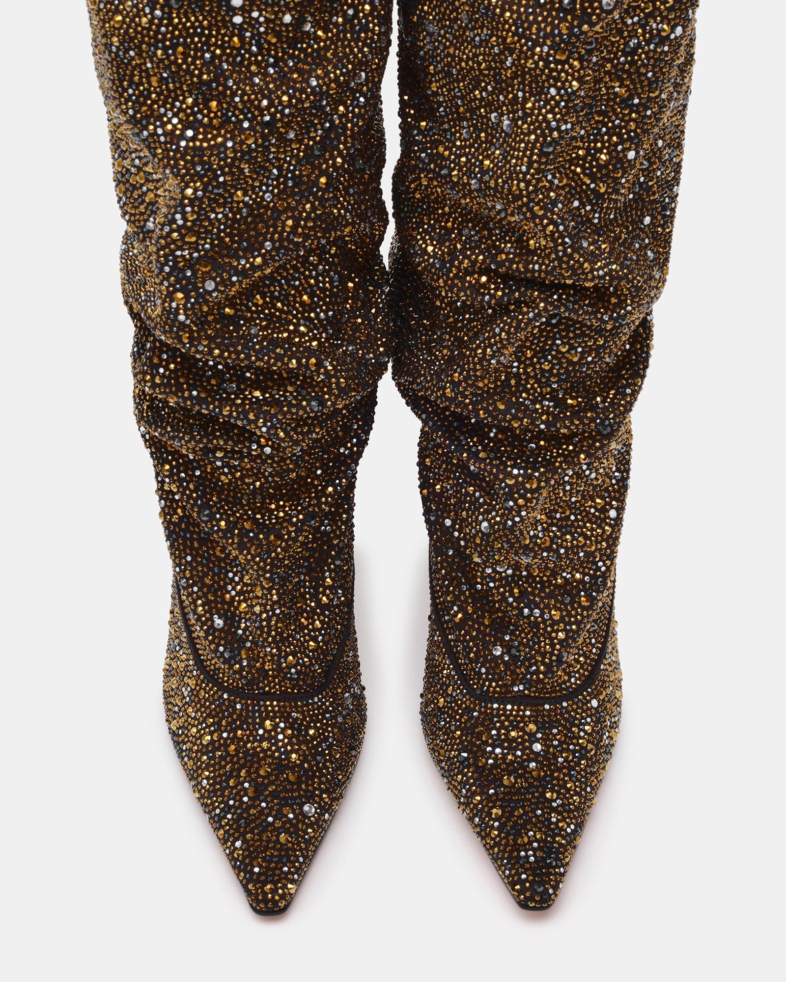 ELONA BLACK/GOLD RHINESTONES