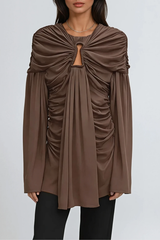 Scout Cutout Ruch Mini Dress