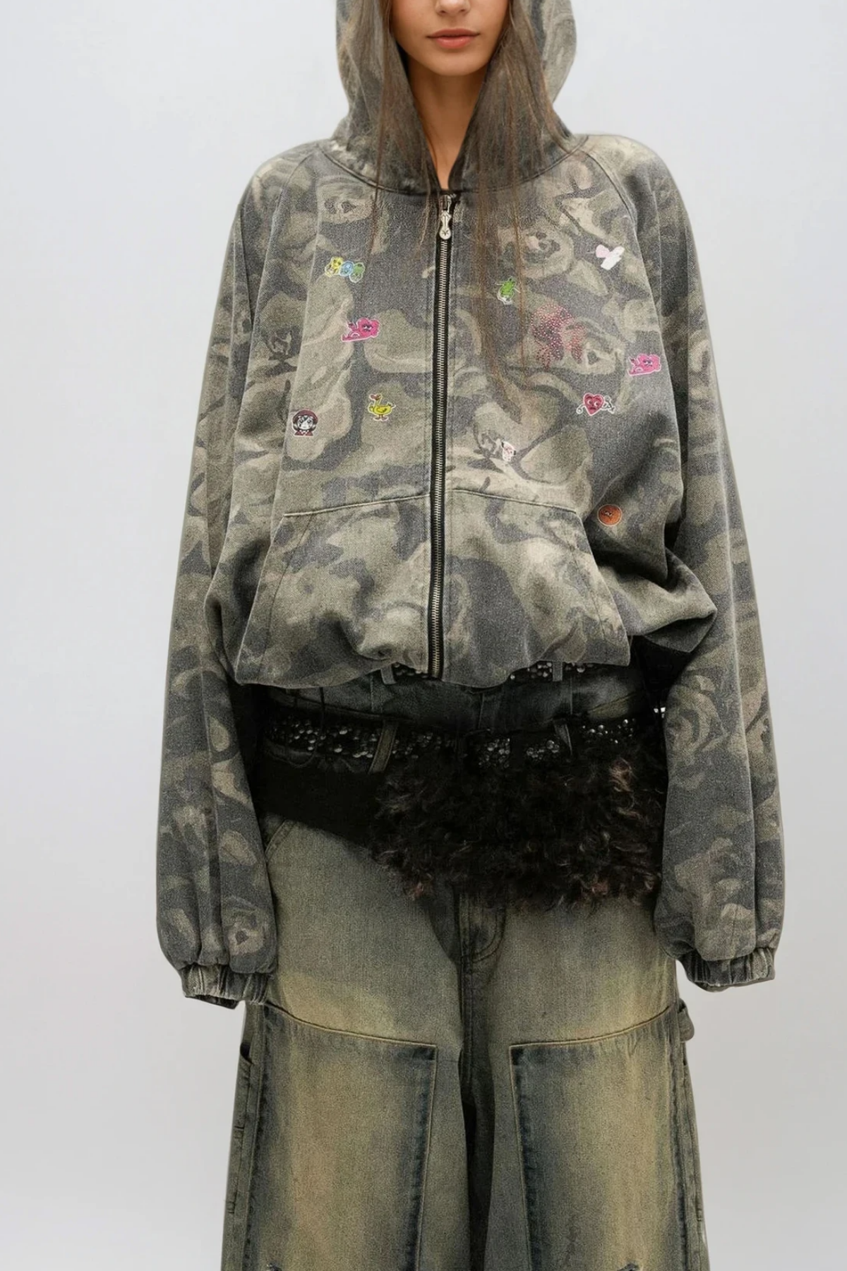 Wayne Camouflage Long Sleeve Jacket
