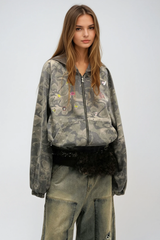 Wayne Camouflage Long Sleeve Jacket