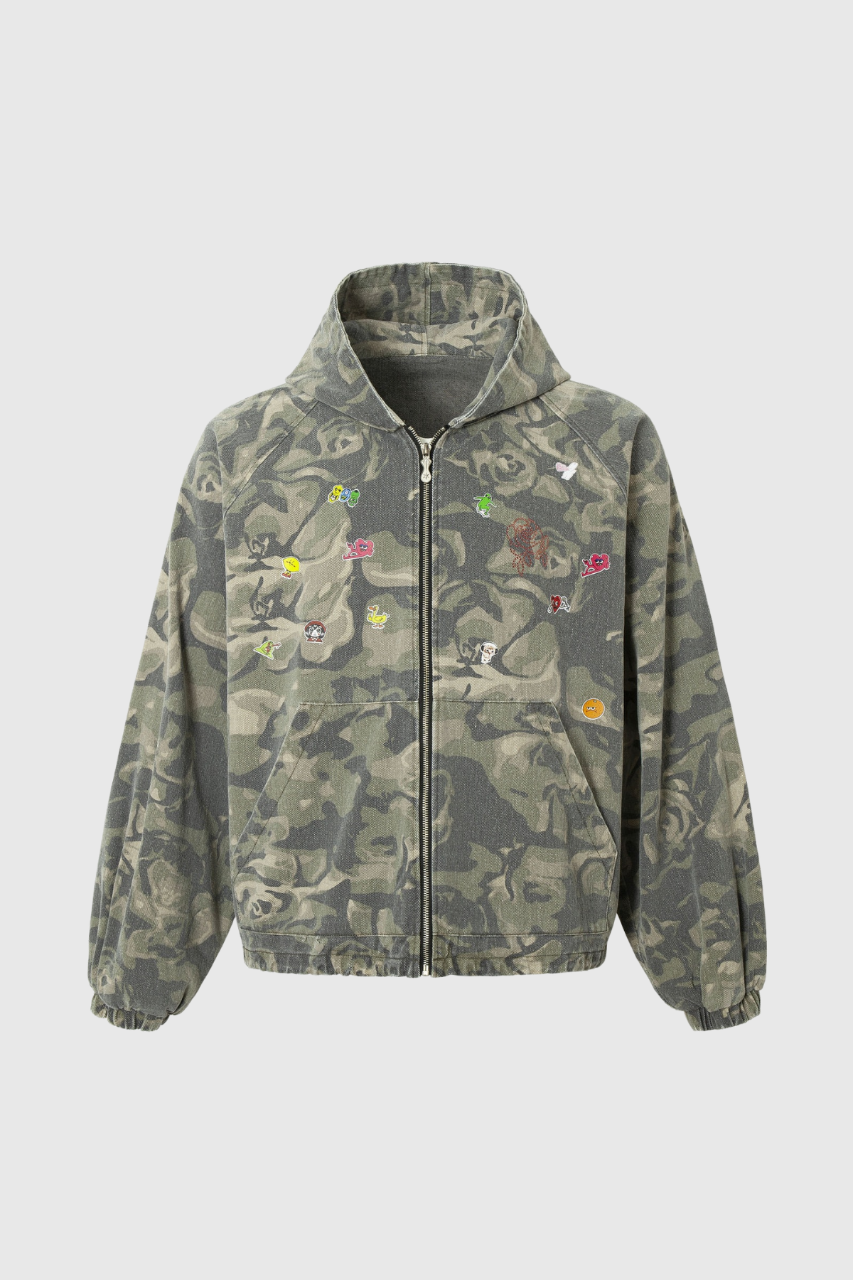 Wayne Camouflage Long Sleeve Jacket