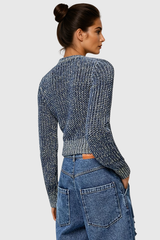 Xiomara Chain Cutout Knit Top