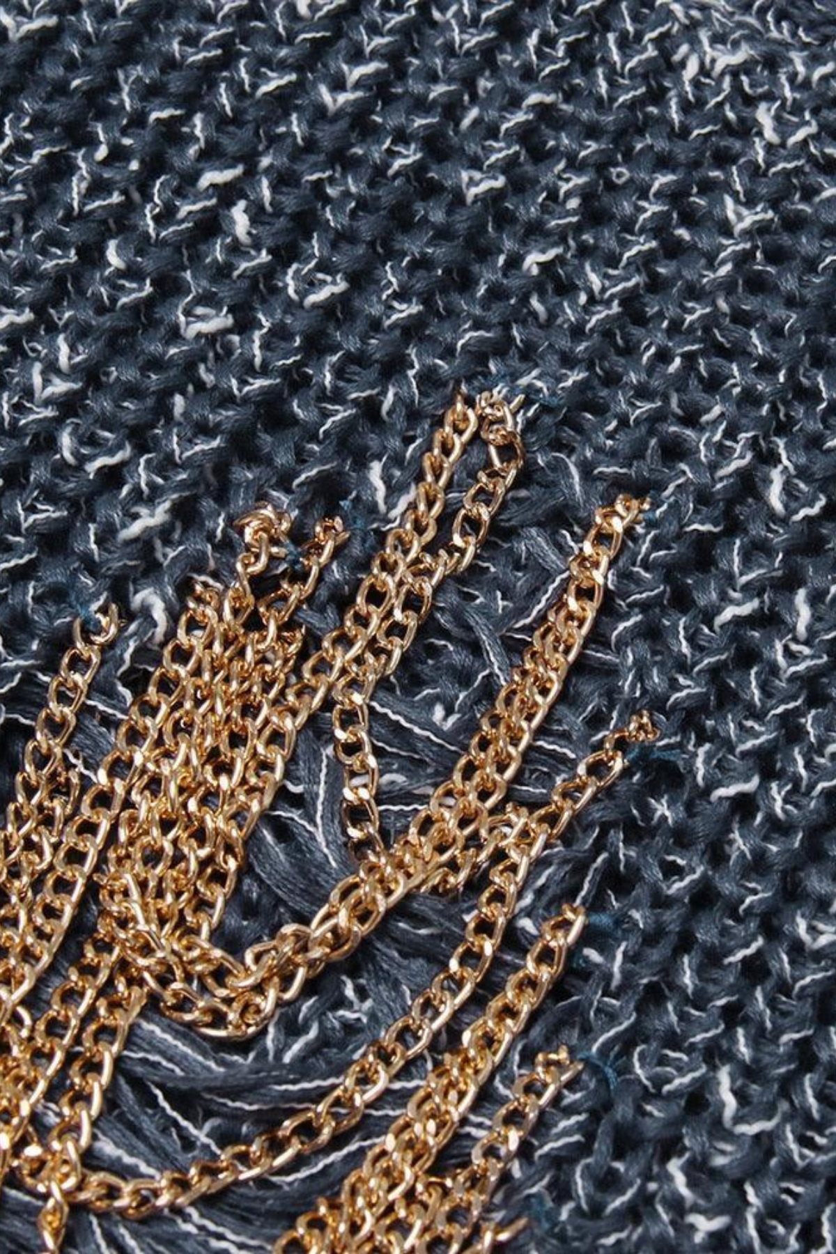 Xiomara Chain Cutout Knit Top