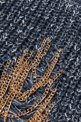 Xiomara Chain Cutout Knit Top