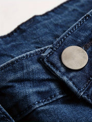 Ripped Zipper Jeans For Men