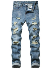 Casual ripped jeans for men Men wear ripped casual jeans