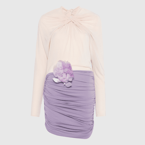 AbeytuRuchFlowerLongSleeveMiniDress 5