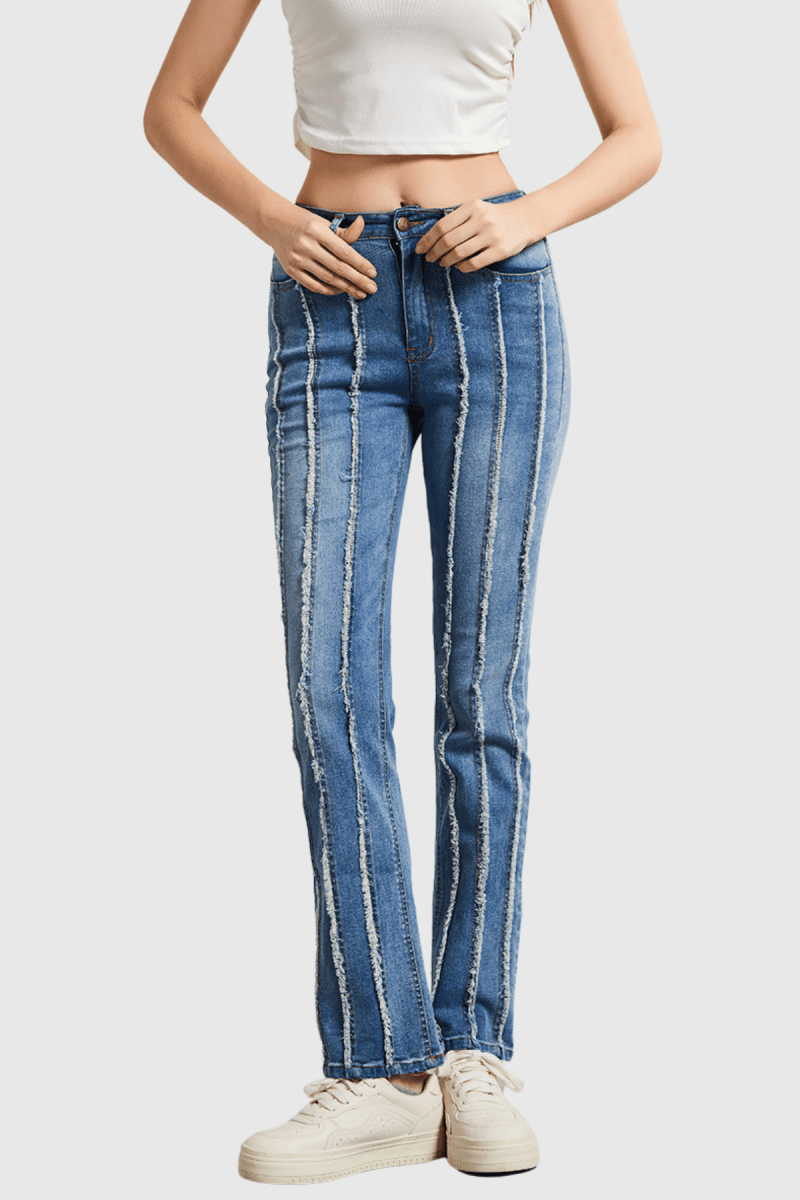 AdiletStripeSkinnyJeans 1