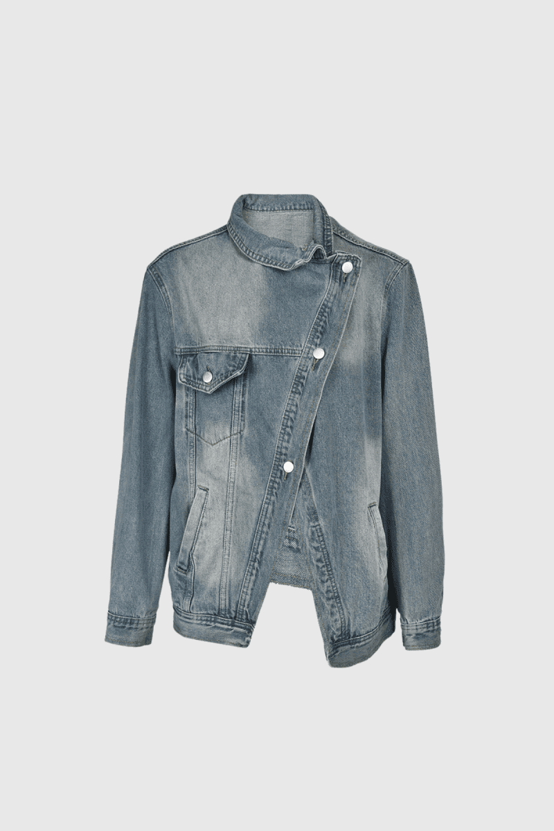 AegleDeconstructAsymmetricDenimJacket 6