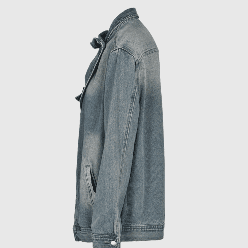 AegleDeconstructAsymmetricDenimJacket 7