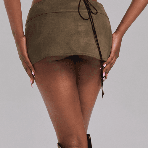 AfraBuckleAsymmetricShortSkirt 5