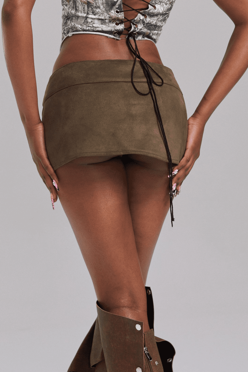 AfraBuckleAsymmetricShortSkirt 5