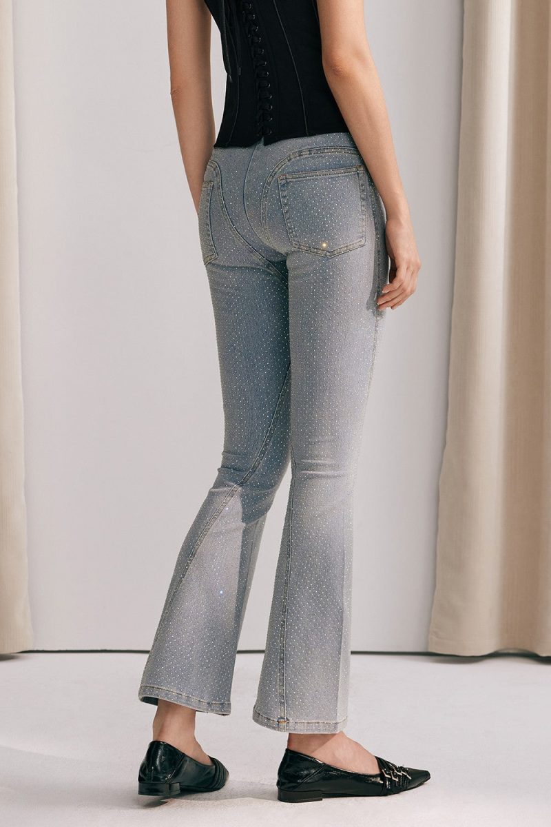 Alison Rhinestone Embellished Jeans 5