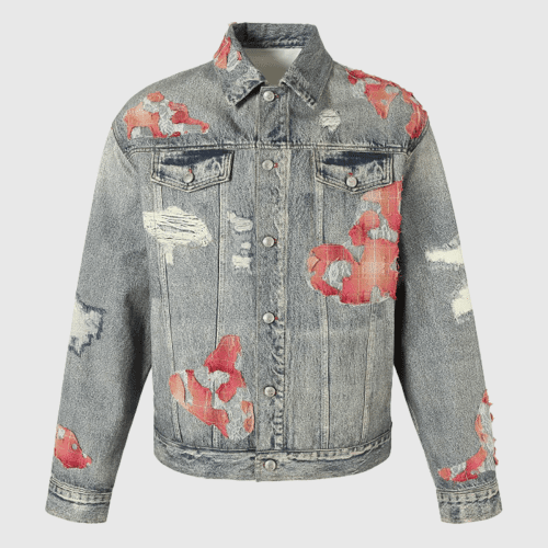 AvniLacePatchworkTornDenimJacket 1