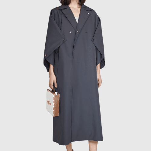 Babette Deconstructed Lapel Coat 3