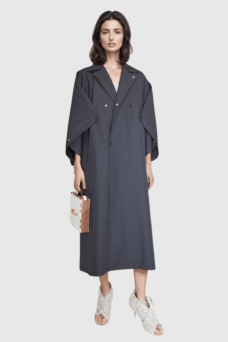 Babette Deconstructed Lapel Coat 3