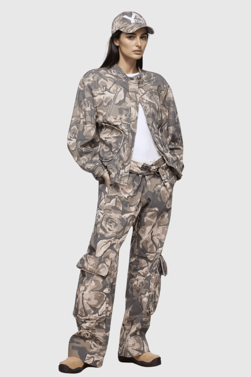 Bahula Camouflage Print Pocket Pants 2