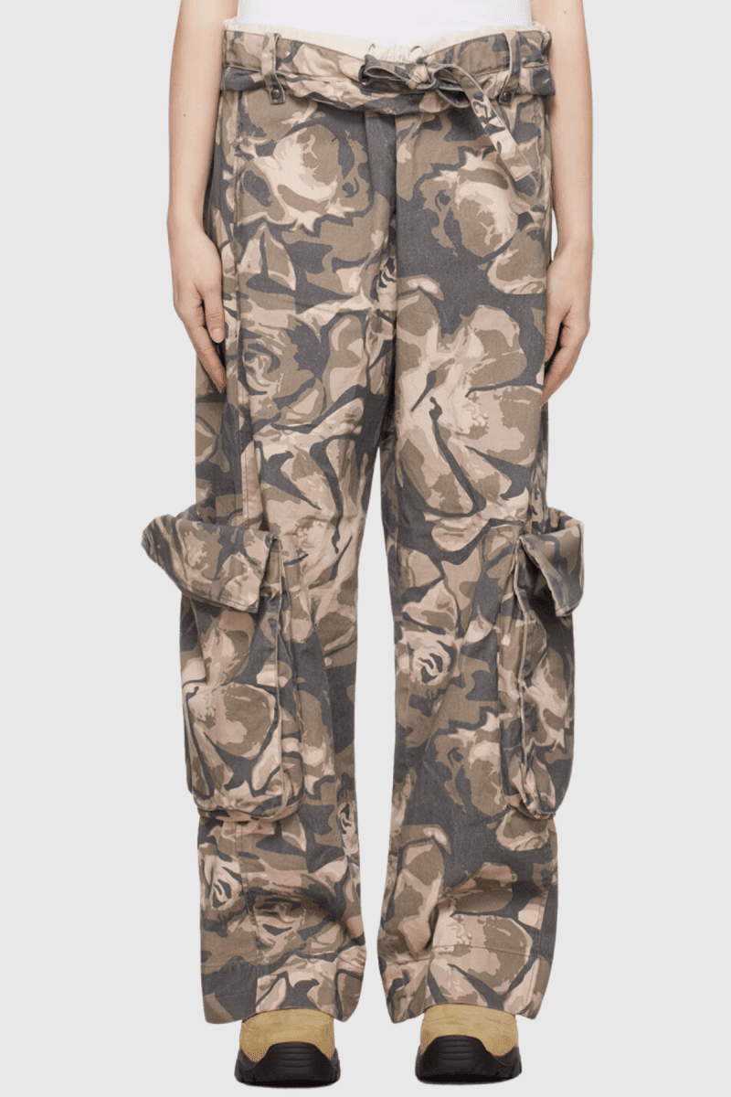 Bahula Camouflage Print Pocket Pants 3