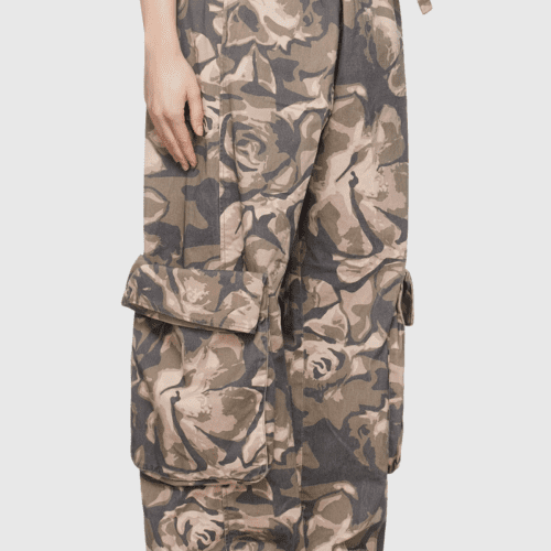 Bahula Camouflage Print Pocket Pants 4