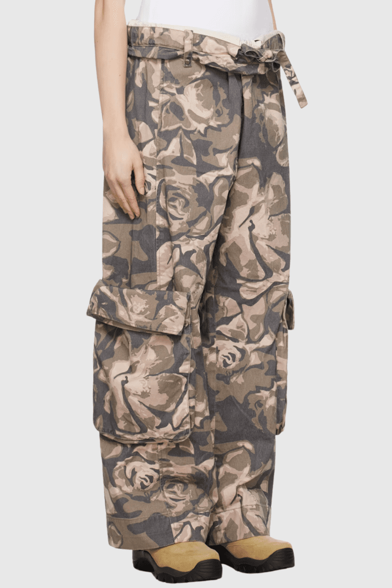 Bahula Camouflage Print Pocket Pants 4