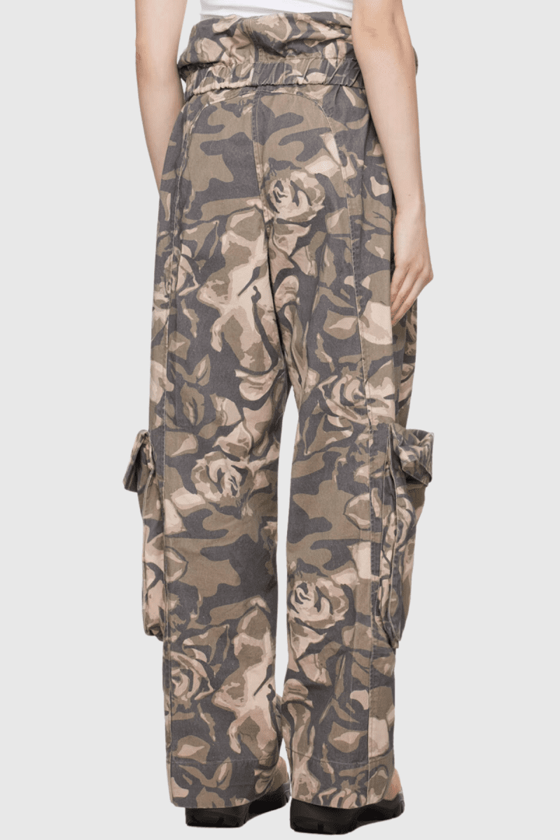 Bahula Camouflage Print Pocket Pants 5