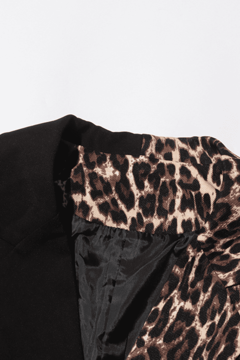 Baines Leopard Deconstruct Ruffle Suit 3