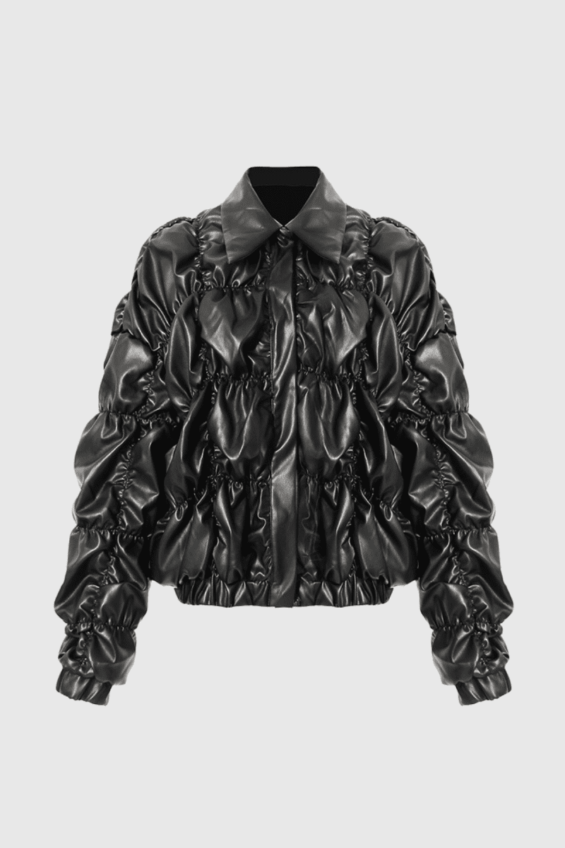 BaltaRuchDrawstringLeatherJacket 1