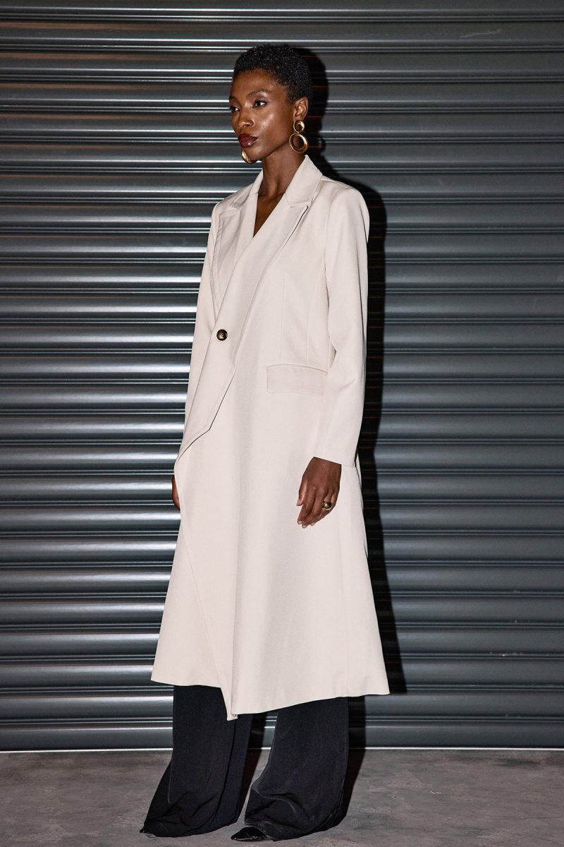 Benjamin Lapel Asymmetric Coat 4