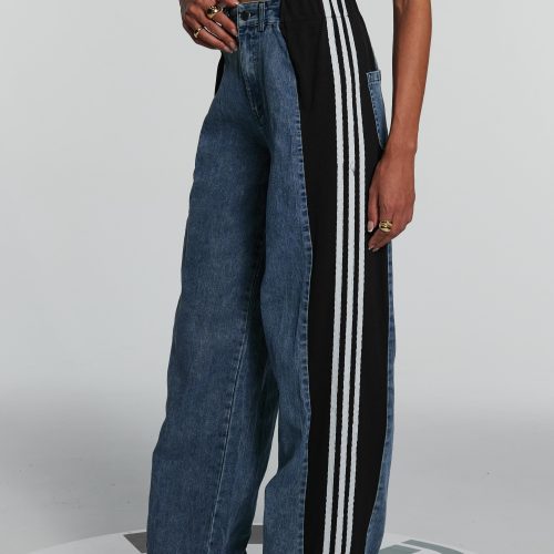 Berkley Patchwork Stripe Jeans 2