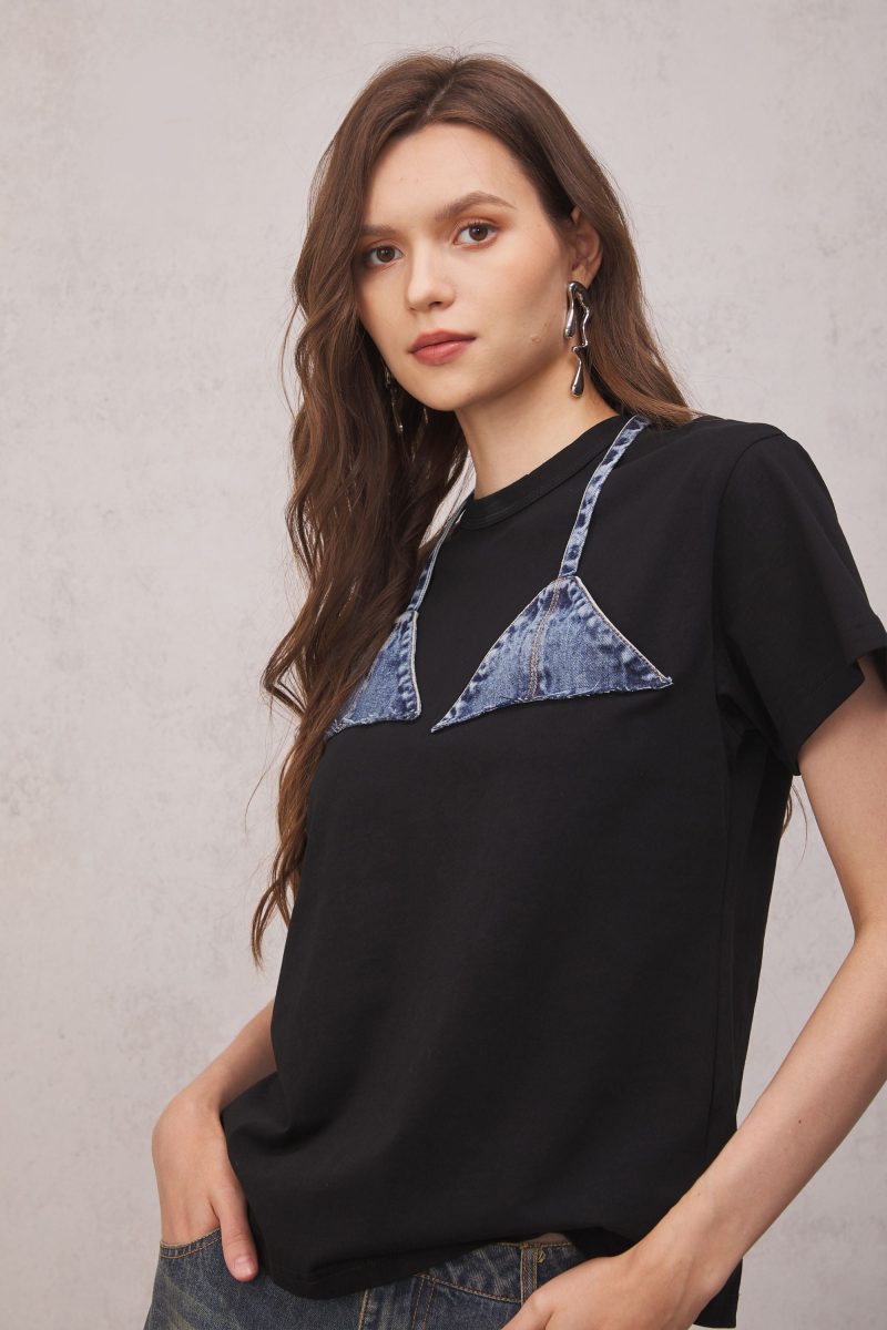 Blaire Patchwork T Shirt 1