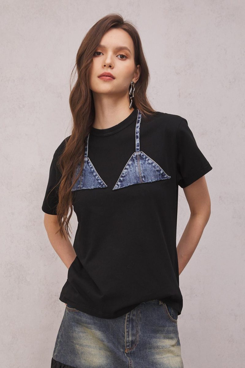 Blaire Patchwork T Shirt 2