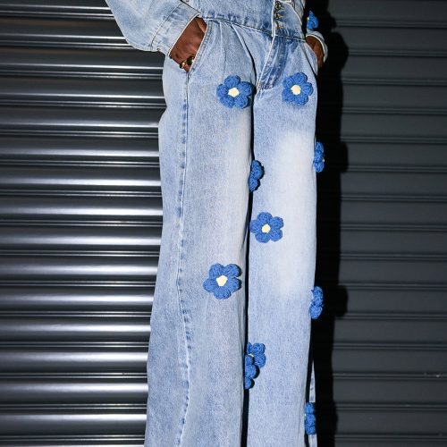 CachetFlowerWideJeans 6