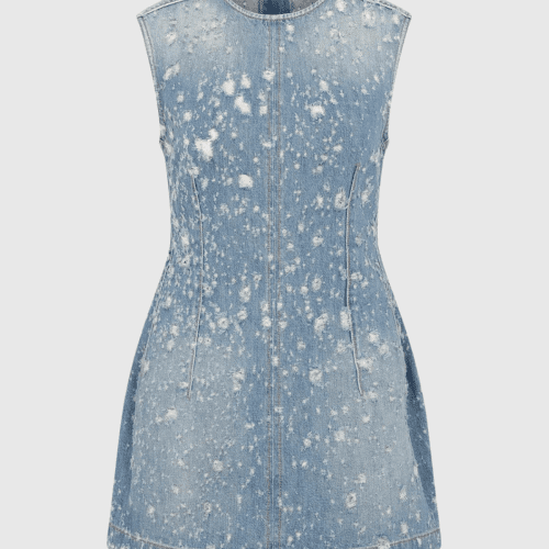 CarterDenimSleevelessMiniDress 3