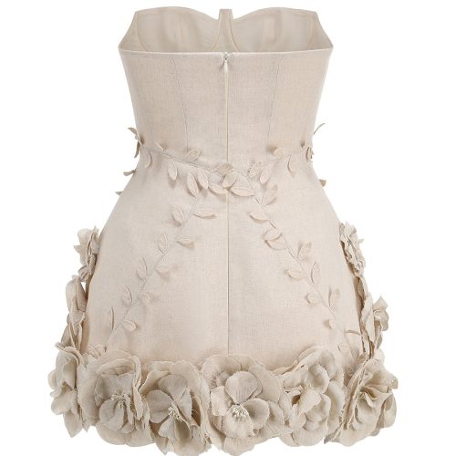 EleanoraCorsetFlowerOffShoulderMiniDress 3