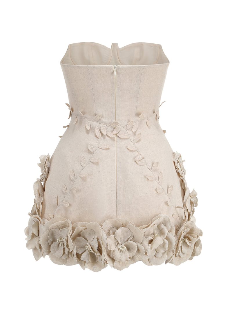 EleanoraCorsetFlowerOffShoulderMiniDress 3