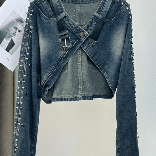 EllisDeconstructStuddedPatchworkJacket 1